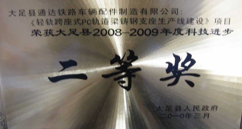 二等奖荣誉证书